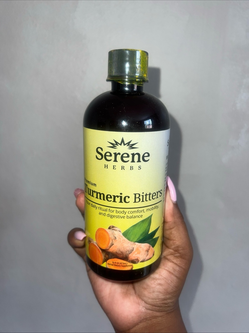 Serene Herbs Turmeric Bitters - Yellow Label